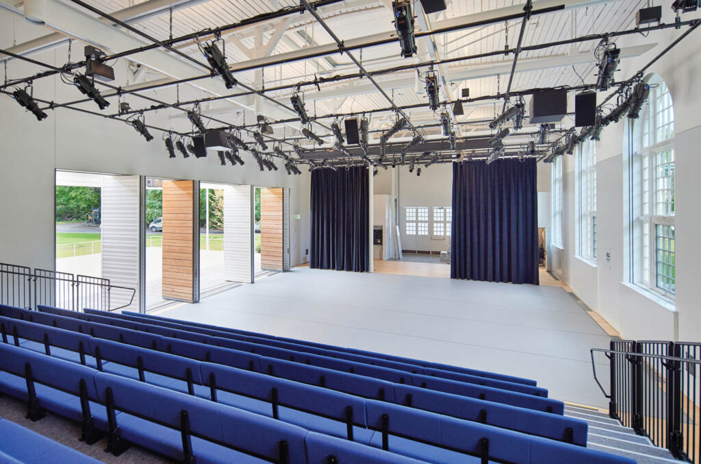 A space for performances in the David Rockefeller Creative Arts Center