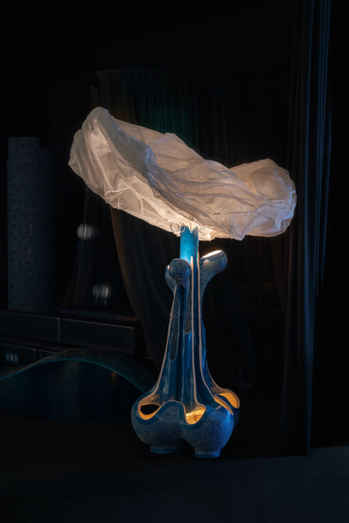 Jan Ernst's Day Dream Lamp on display at PAD Paris