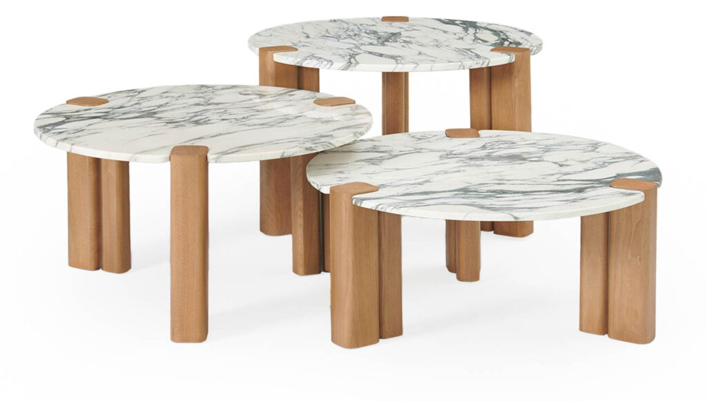 the Honeymoon nesting tables by MG + BW