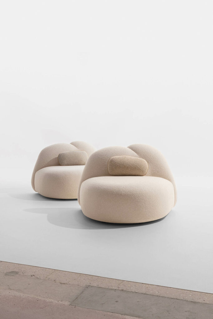 Whisper armchairs from The Invisible Collection