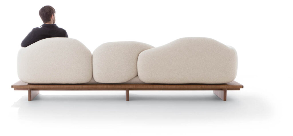Mousse sofa from The Invisible Collection